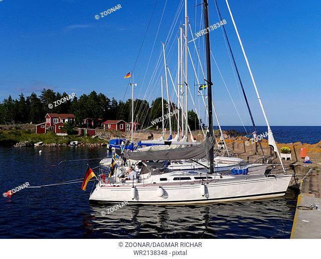 guest harbor on Storjungfrum, sweden