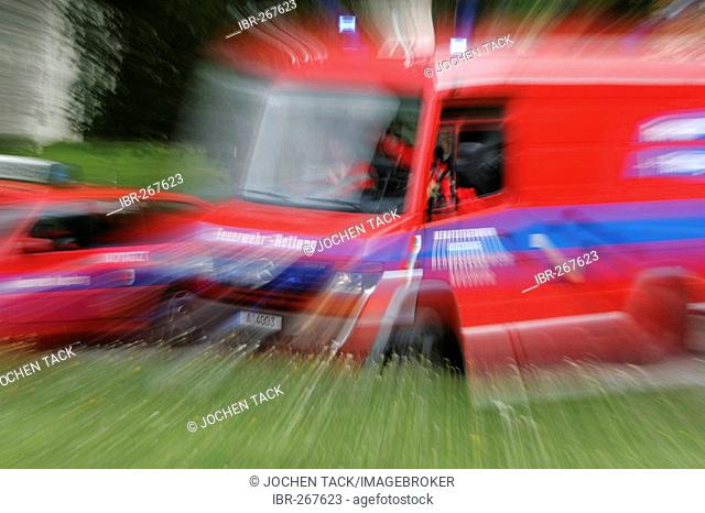 Fire and ambulance truck, Germany