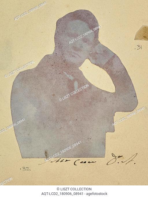 Mr. Caw; Dr. John Adamson (Scottish, 1810 - 1870); 1842 - 1843; Salted paper print from a Calotype negative; 5.2 × 6.2 cm (2 1, 16 × 2 7, 16 in.)