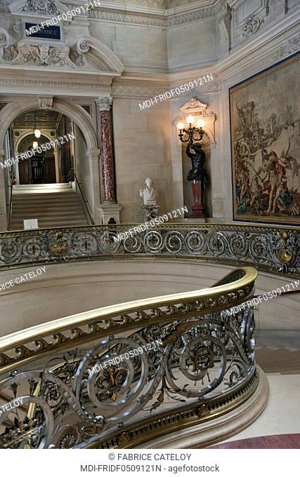 Castle of Chantilly - The Escalier d'Honneur or the Staircase of Honour