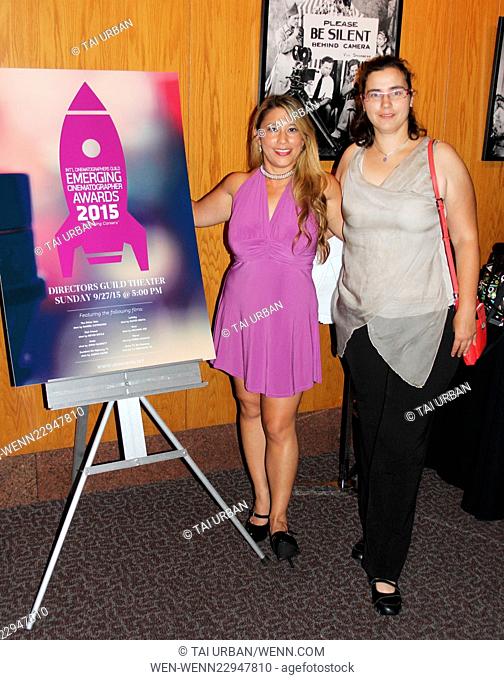 2015 Emerging Cinematographer Awards Featuring: Jenna Urban, Giulia Governo Where: Los Angeles, California, United States When: 27 Sep 2015 Credit: Tai...