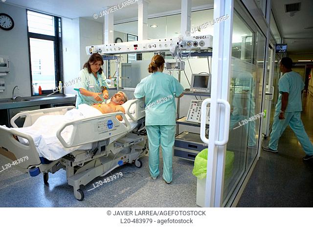 ICM, ICU (Intensive Care Unit). Hospital Universitario Gran Canaria Doctor Negrin, Las Palmas de Gran Canaria. Canary Islands, Spain
