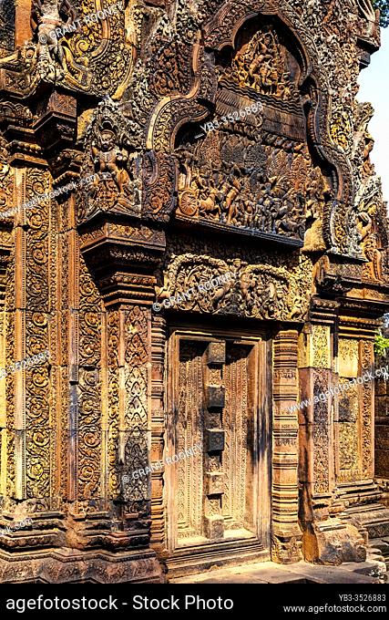 Banteay Srey Temple, Angkor Wat Temple Complex, Siem Reap, Cambodia