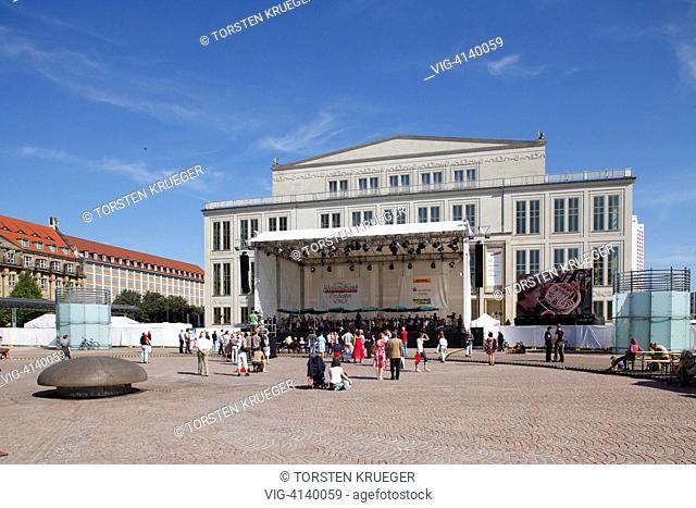 Leipzig : Augustusplatz mit Oper