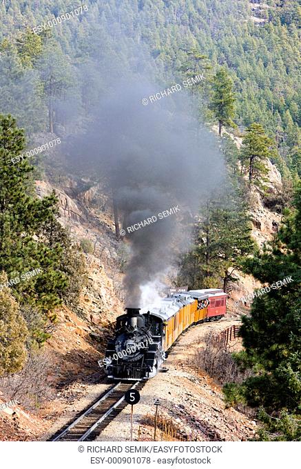 Durango Silverton Narrow Gauge Railroad, Colorado, USA