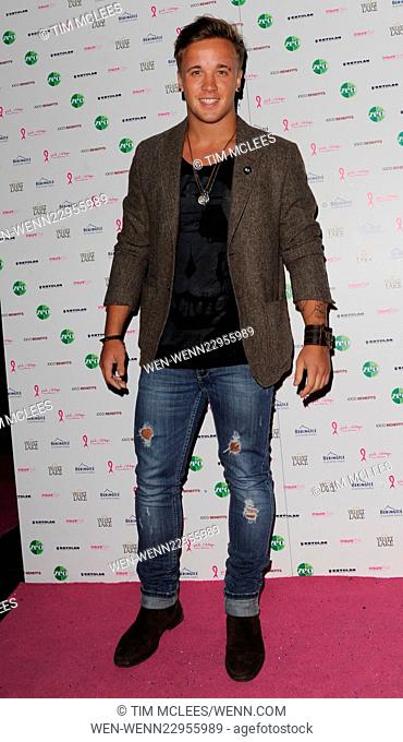 various celebrities attend Pink Ribbon Foundation launch Party Featuring: sam callaghan Where: London, United Kingdom When: 29 Sep 2015 Credit: Tim McLees/WENN