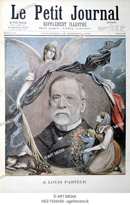 Louis Pasteur, French chemist, 1895. An illustration from Le Petit Journal, 13th October 1895