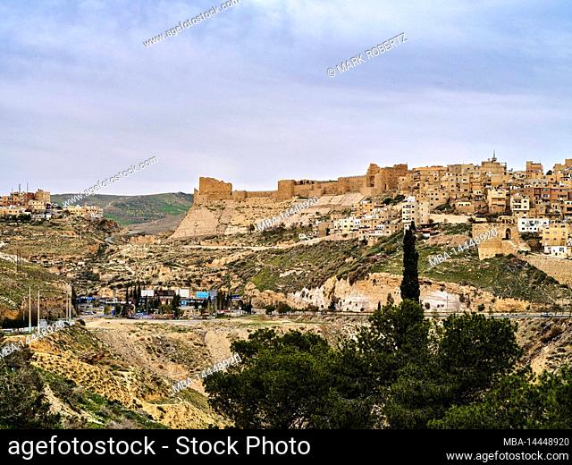 View from the crusader castle Kerak, Jordan