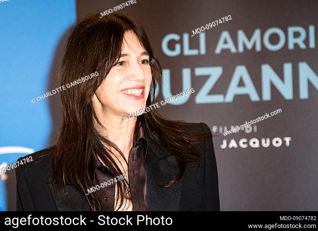 The Franco-British actress and singer Charlotte Gainsbourg, daughter of the French singer-songwriter Serge Gainsbourg and of the British actress Jane Birkin