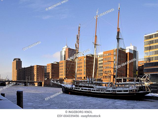 Hamburg Hafencity im Winter