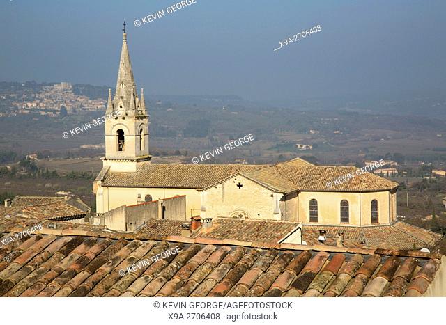 Bonnieux Village Church; Provence; France