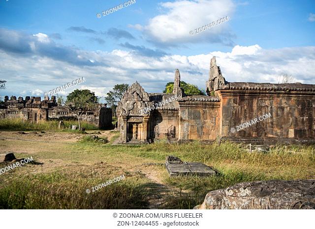 the Khmer Temples of Prsat Preah Vihear north of the town Sra Em in the province of Preah Vihear in Northwest Cambodia. Cambodia, Sra Em, November, 2017