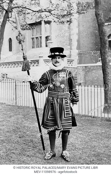 A Yeoman Warder in state dress uniform