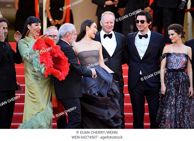 71st annual Cannes Film Festival - Closing Ceremony Featuring: Olga Kurylenko, Adam Driver, Terry Gilliam, Rossy de Palma, Jordi Molla