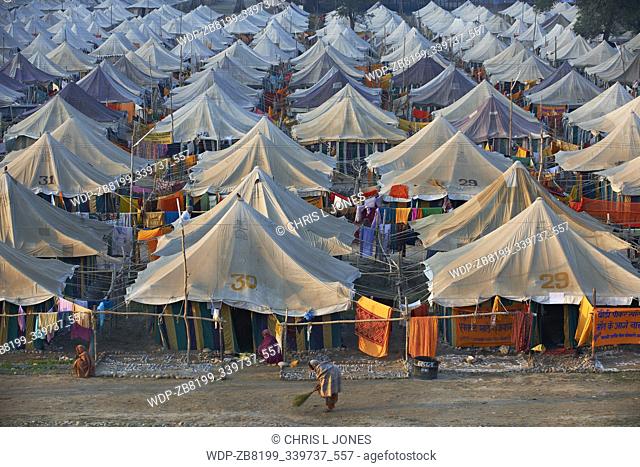 Haridwar pilgrim camp, India