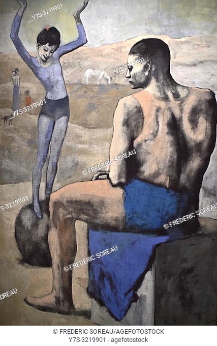 Acrobate à la boule, 1905, a painting by Pablo Picasso, Pouchkine museum, Moscow, Russia
