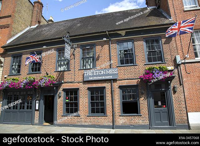 Eton Mess Pub, High Street, Windsor; London; England; UK