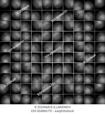 Dark grey squares texture. Eps 10