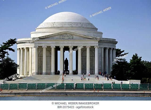Thomas Jefferson Memorial, Washington DC, District of Columbia, United States of America, USA, PublicGround