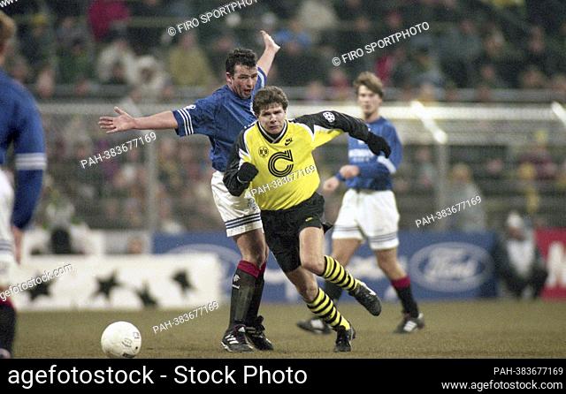firo: 06.12.1995 football: football: archive photos, archive photo, archive pictures, archive CHL Champions League, group phase season 1995/1996 95/96 BVB