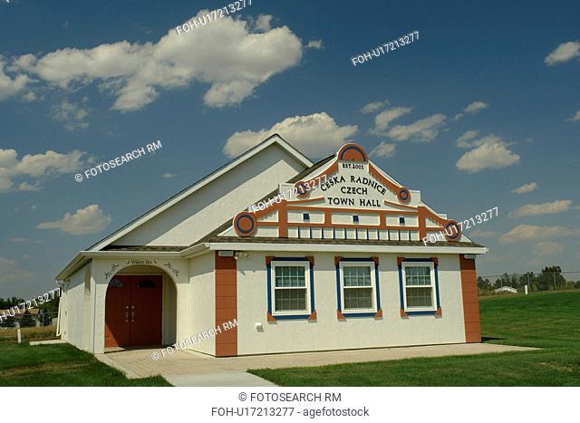 Dickinson, ND, North Dakota, Pioneer Machinery Museum and Pioneer Village, Czech Town Hall