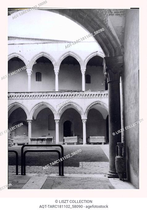 Lazio Viterbo Tarquinia Palazzo Vitelleschi, this is my Italy, the italian country of visual history, Exterior views of Palazzo and museum as well as interior...