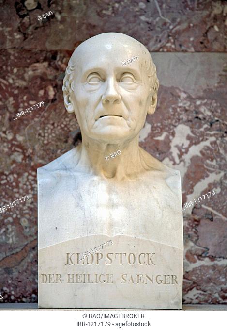 Bust of Friedrich Gottlieb Klopstock, German writer and poet