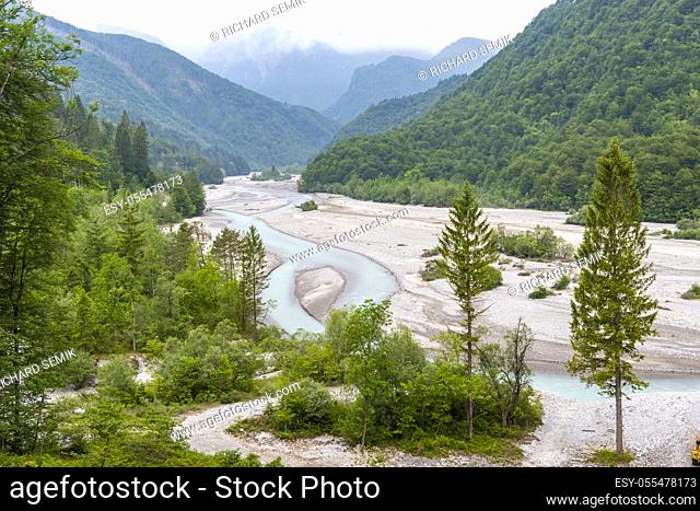 River Tagliamento, Trentino-Alto Adige, Italy