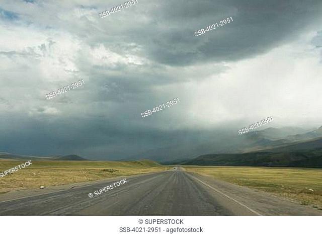 Kyrgyzstan, Jalal-Abad Province, Road between Sary Chelek and Bishkek