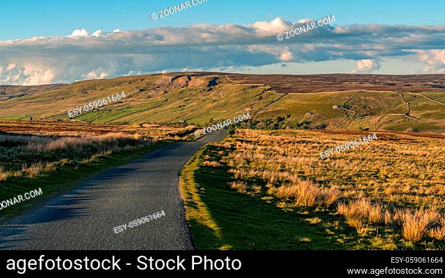 Yorkshire Dales landscape between Langthwaite and Feetham, North Yorkshire, England, UK