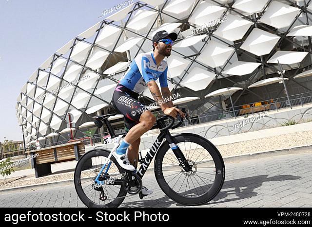 German Rick Zabel of Israel Start-Up Nation pictured at stage 5 of the 'UAE Tour' 2020 cycling race from Al Ain to Jebel Hafeet (162 km), United Arab Emirates