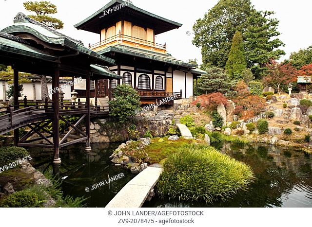 Hoshun-in, one of the sub temples at Daitokuji Zen Buddhist complex in Kyoto is famous for its Donko-kaku three story structure similar to Kinkakuji but on a...