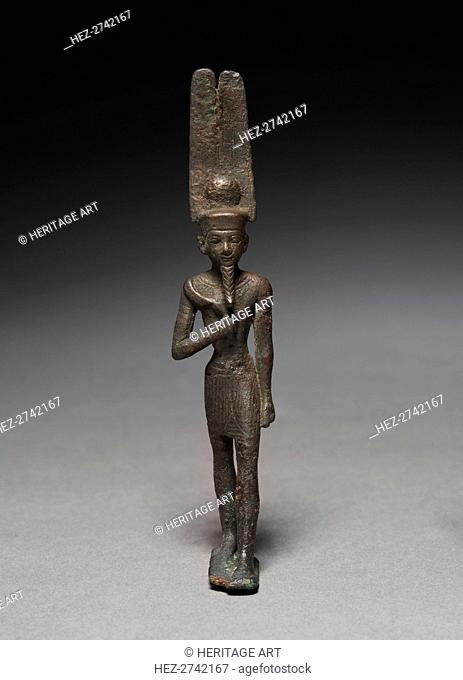 Statuette of Amen-Ra, 664-525 BC. Creator: Unknown