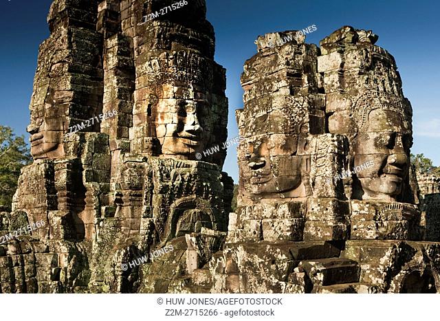 The Bayon, Angkor Thom. Angkor, Siem Reap, Cambodia. UNESCO World Heritage Site