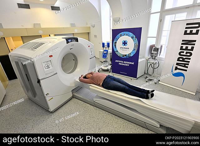 Ceremony opening of PET/CT diagnostic center, advanced imaging technique that combines positron emission tomography PET and computed tomography CT into a single...