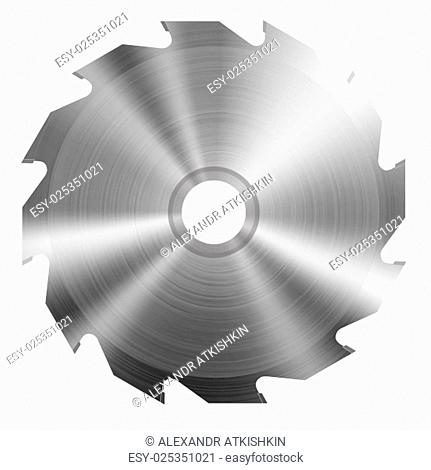 Realistic circular saw blade. Vector illustration