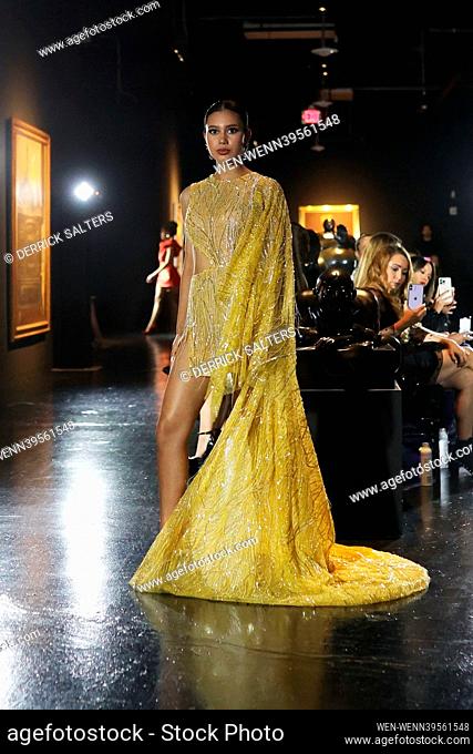 Nathalie Kriado Fashion Experience held at the Nadar Art Museum during Art Basel Featuring: Model Where: Miami, Florida, United States When: 08 Dec 2023 Credit:...