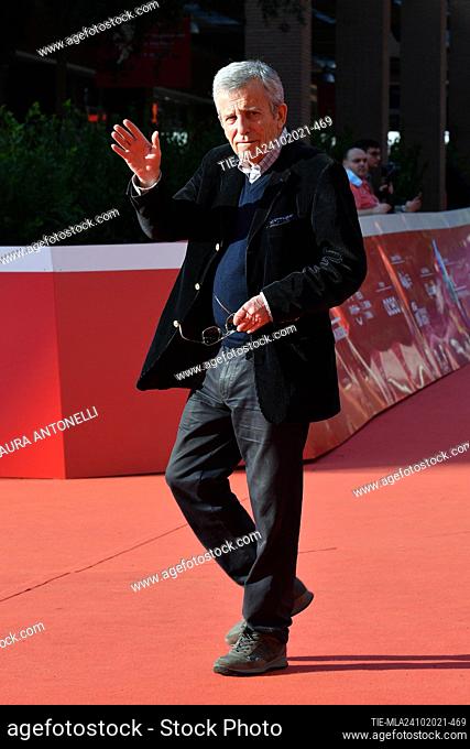 Maurizio Mattioli during the Red carpet of film ' I fratelli De Filippo' at the 16th Rome Film Festival, Rome, ITALY-24-10-2021