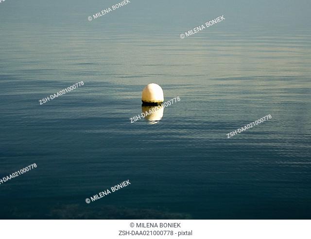 Buoy floating in water