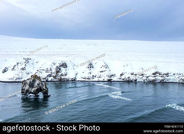 Hvitserkur, Northwestern Region. Iceland, Europe