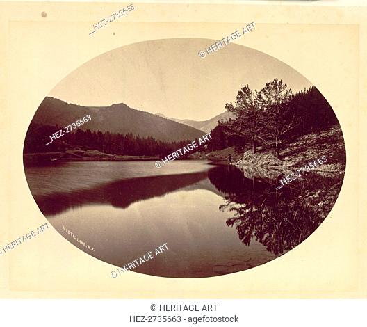 Mystic Lake, M.T., 1872. Creator: William Henry Jackson (American, 1843-1942)