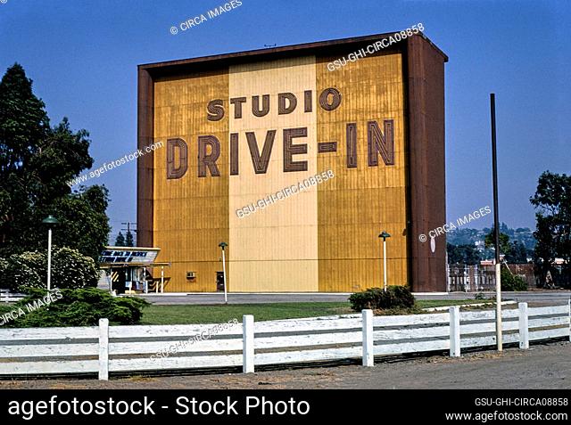 Studio Drive-In, Culver City, California, USA, John Margolies Roadside America Photograph Archive, 1991