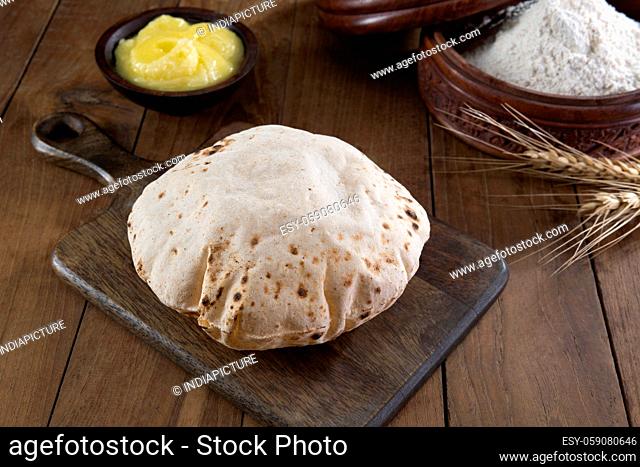 Homemade Indian Roti or Chapati, Indian Bread