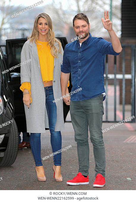 Brian McFadden and wife Vogue Williams outside ITV Studios Featuring: Brian McFadden, Vogue Williams Where: London, United Kingdom When: 09 Feb 2015 Credit:...