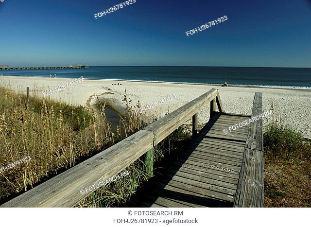 Myrtle Beach, SC, South Carolina, The Grand Strand, boardwalk, beach