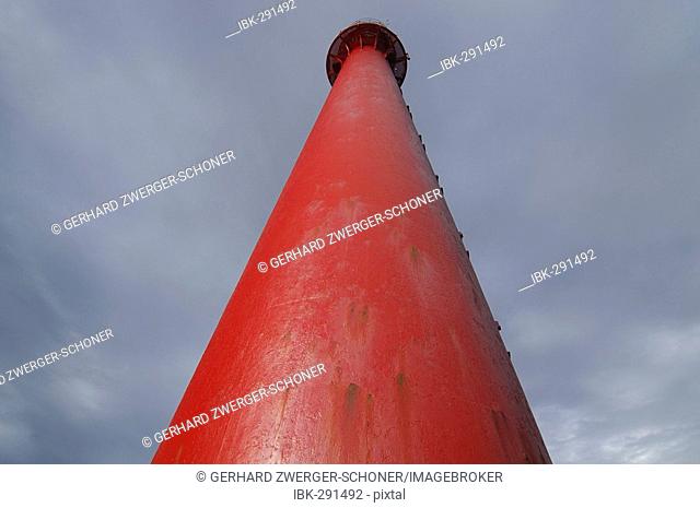 Iron lighthouse, Andesnes, Vesteralen, Norway, Scandinavia, Europe
