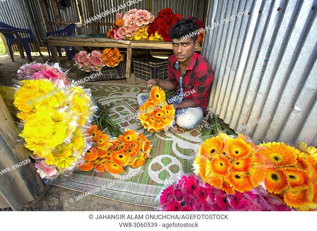 In many areas of Bangladesh, flower is being cultivated for commercial purposes fetching good incentive for flower farmers