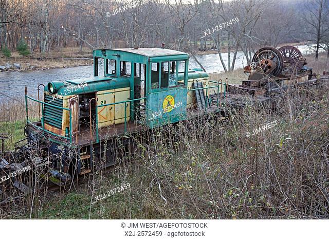 Cass, West Virginia - Railroad equipment that is no longer used at Cass Scenic Railroad State Park