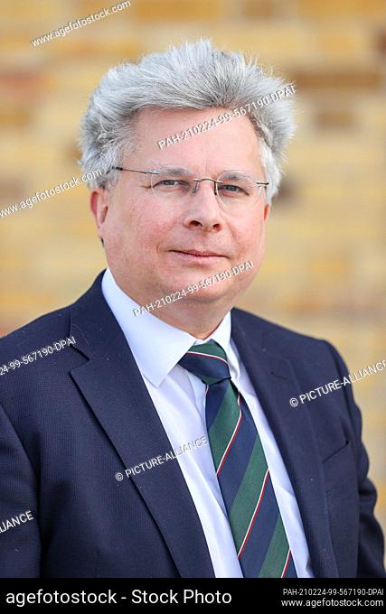 23 February 2021, Saxony, Leipzig: Frank Schwarz, Managing Director of Sächsische Lotto-GmbH, stands next to on the company premises of Sachsenlotto