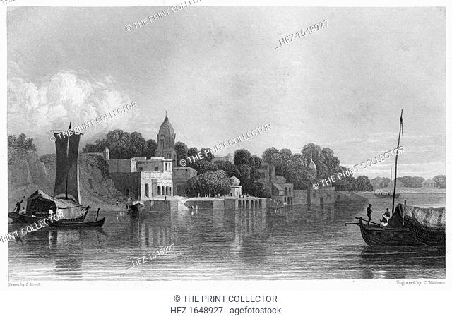 Cawnpore, India, c1860. As seen from the river. The Indian Rebellion of 1857 began in the town of Meerut and soon erupted into other mutinies and civilian...